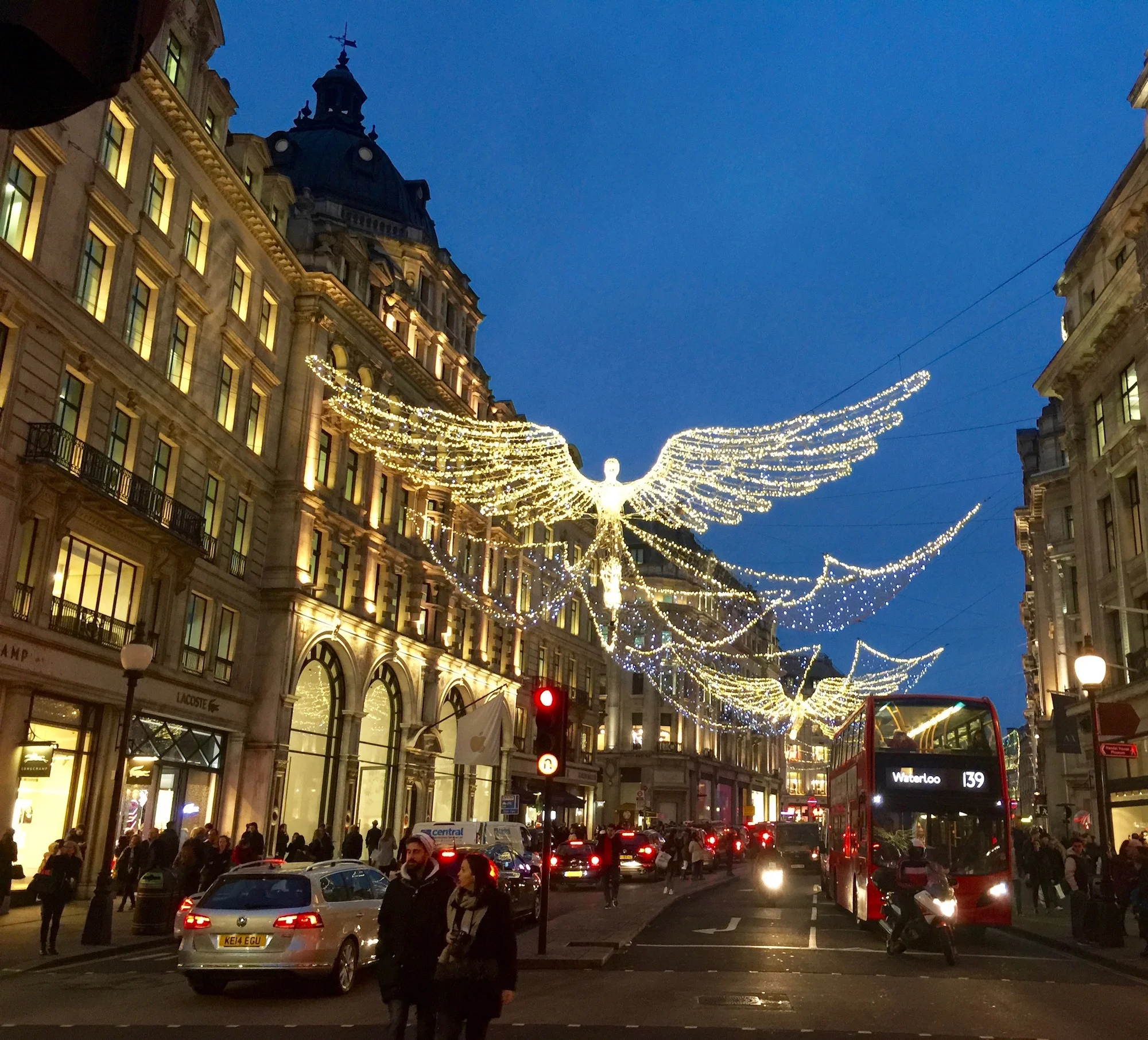 Regent Street, London at Christmas