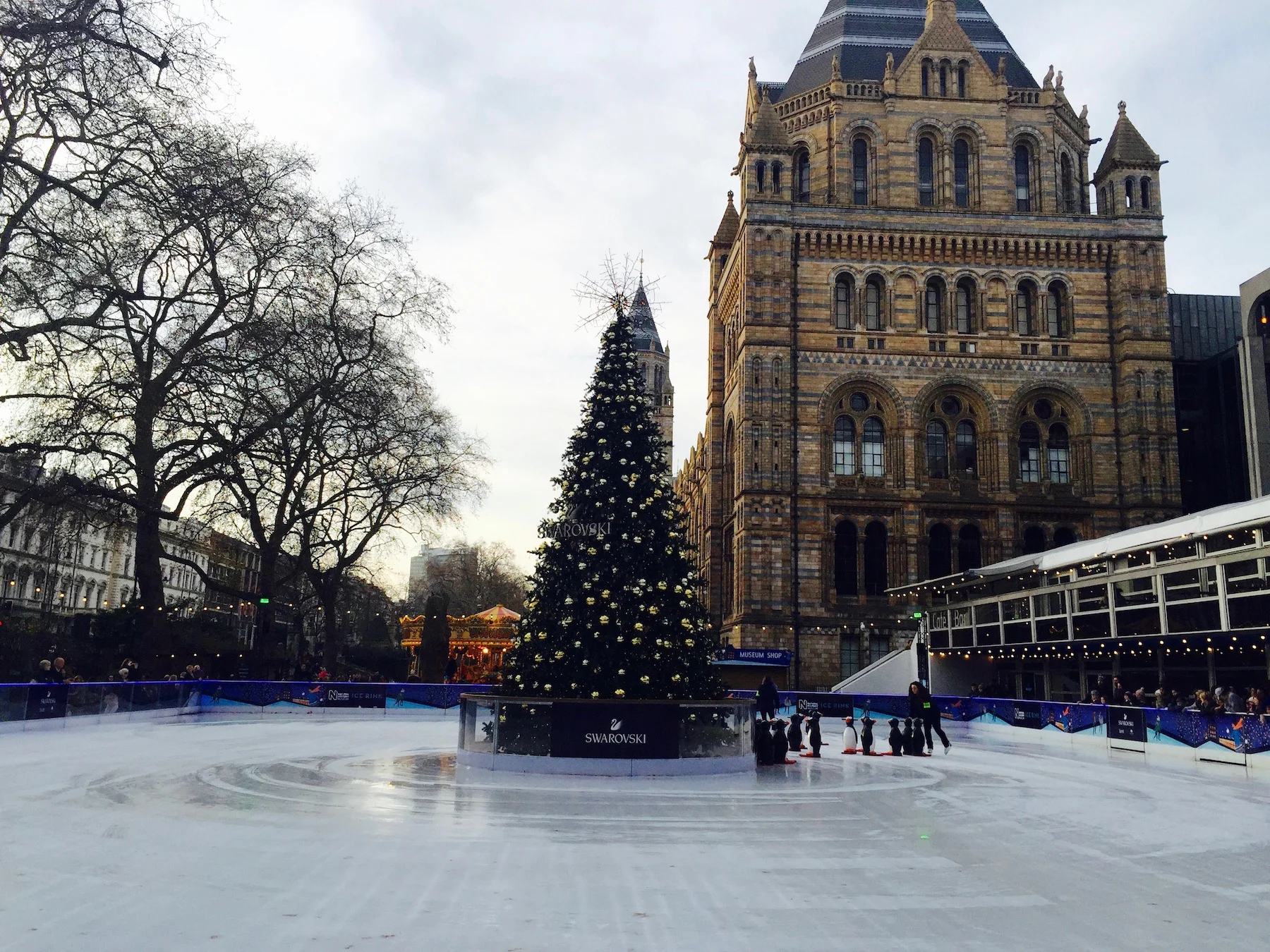 Ice Rink at the Natural History Museum, London
