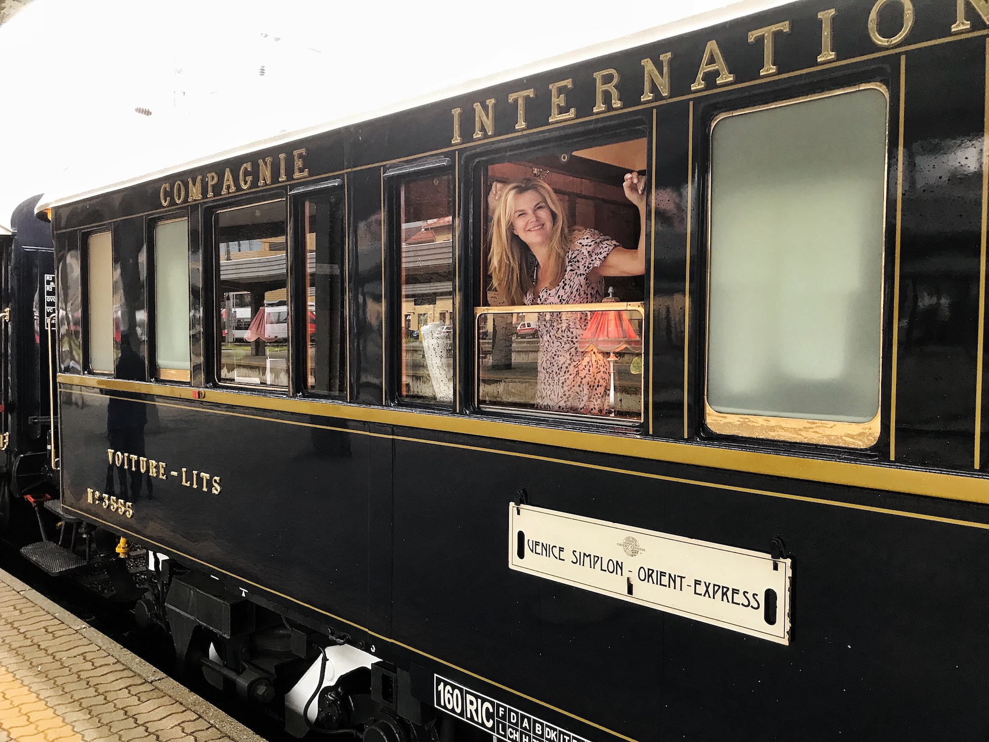 A Broad In London Onboard The Orient Express.