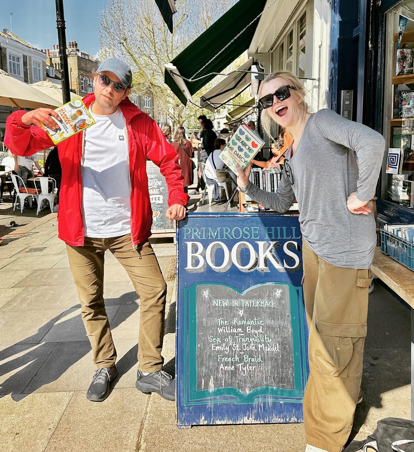 So what do two authors from the same publishing house do when they first meet? They exchange books, say, &ldquo;ya me too&rdquo; a lot and then storm the local bookstore looking for their books on the shelves. Great meeting you @benaitken85. His 5th 