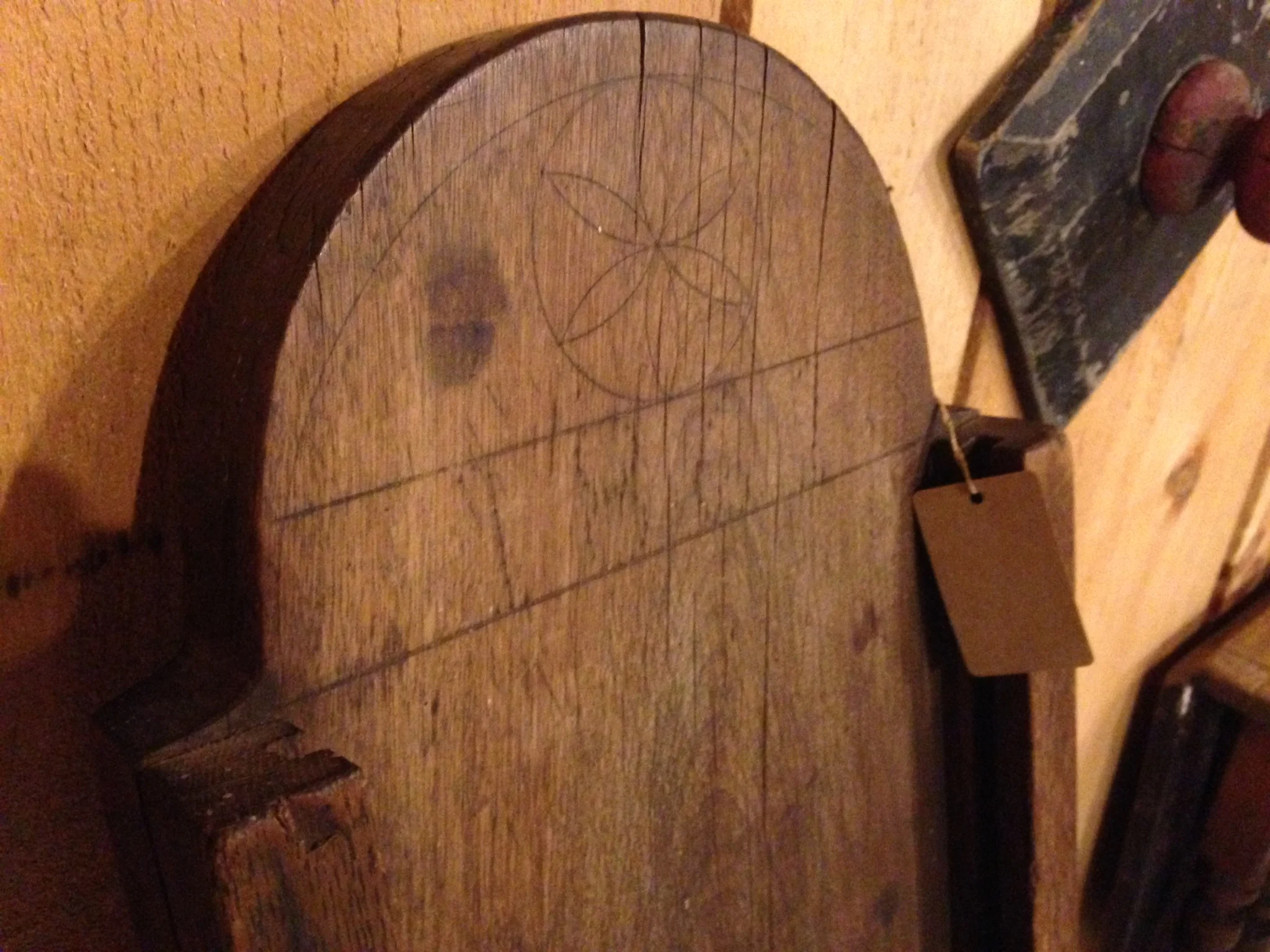 Rare Large Slaw Board w/Date