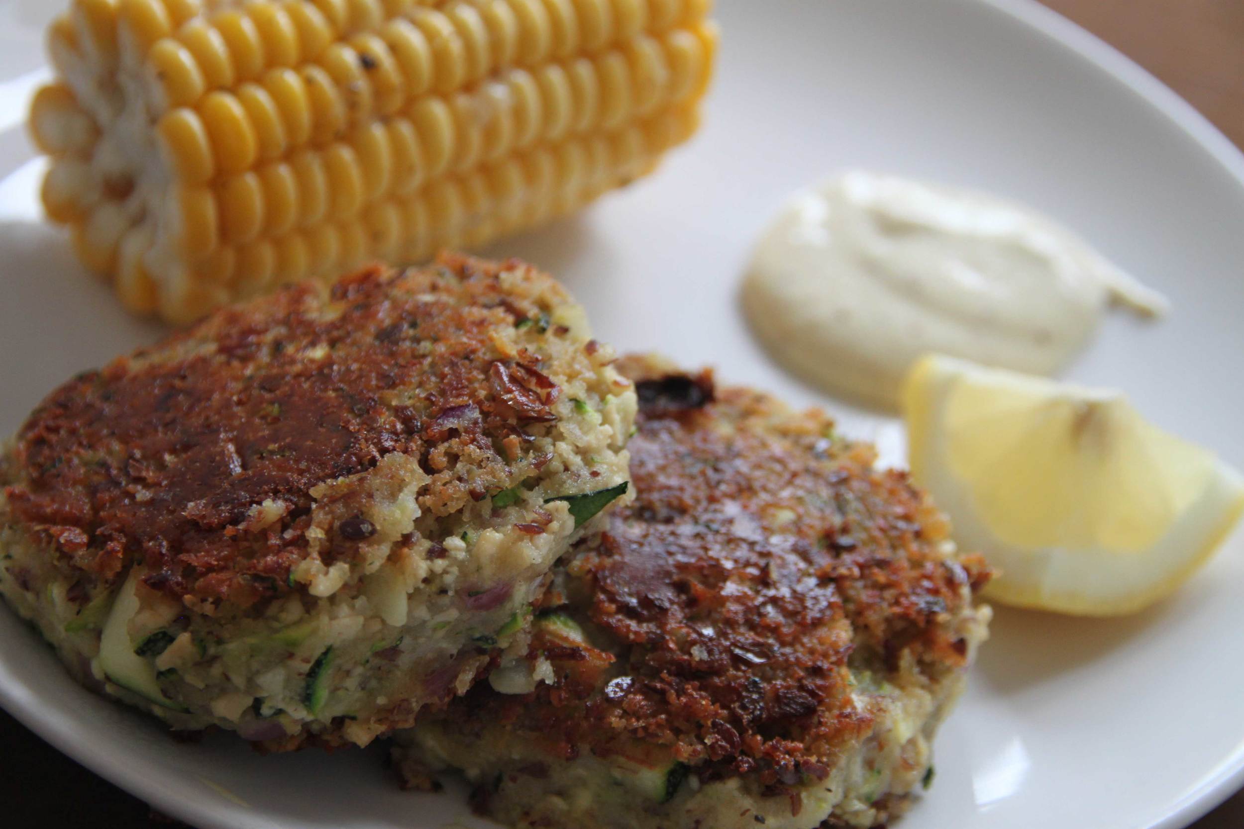 Crabiless Crab Cakes