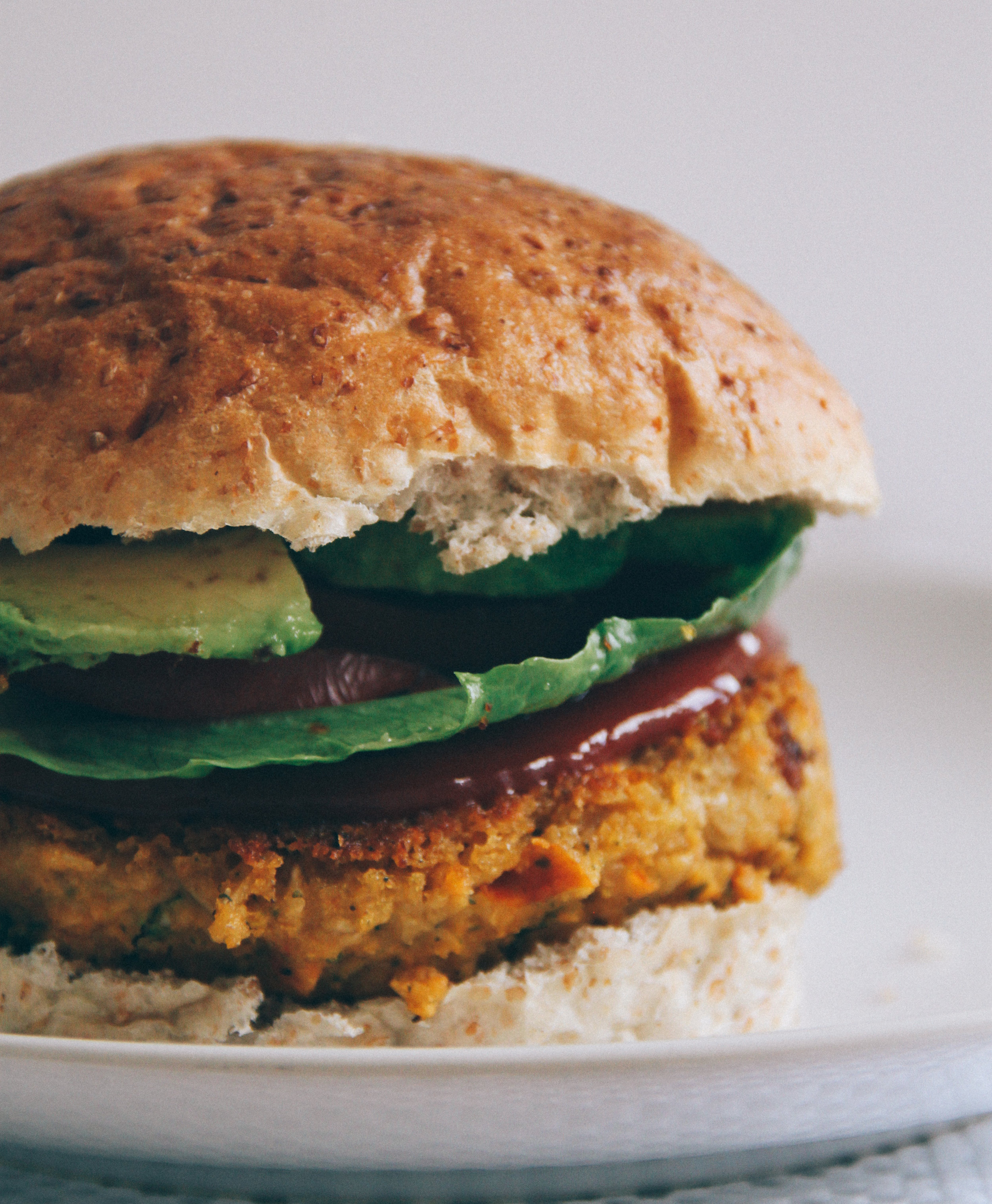 Sundried Chickpea Mustard Burger