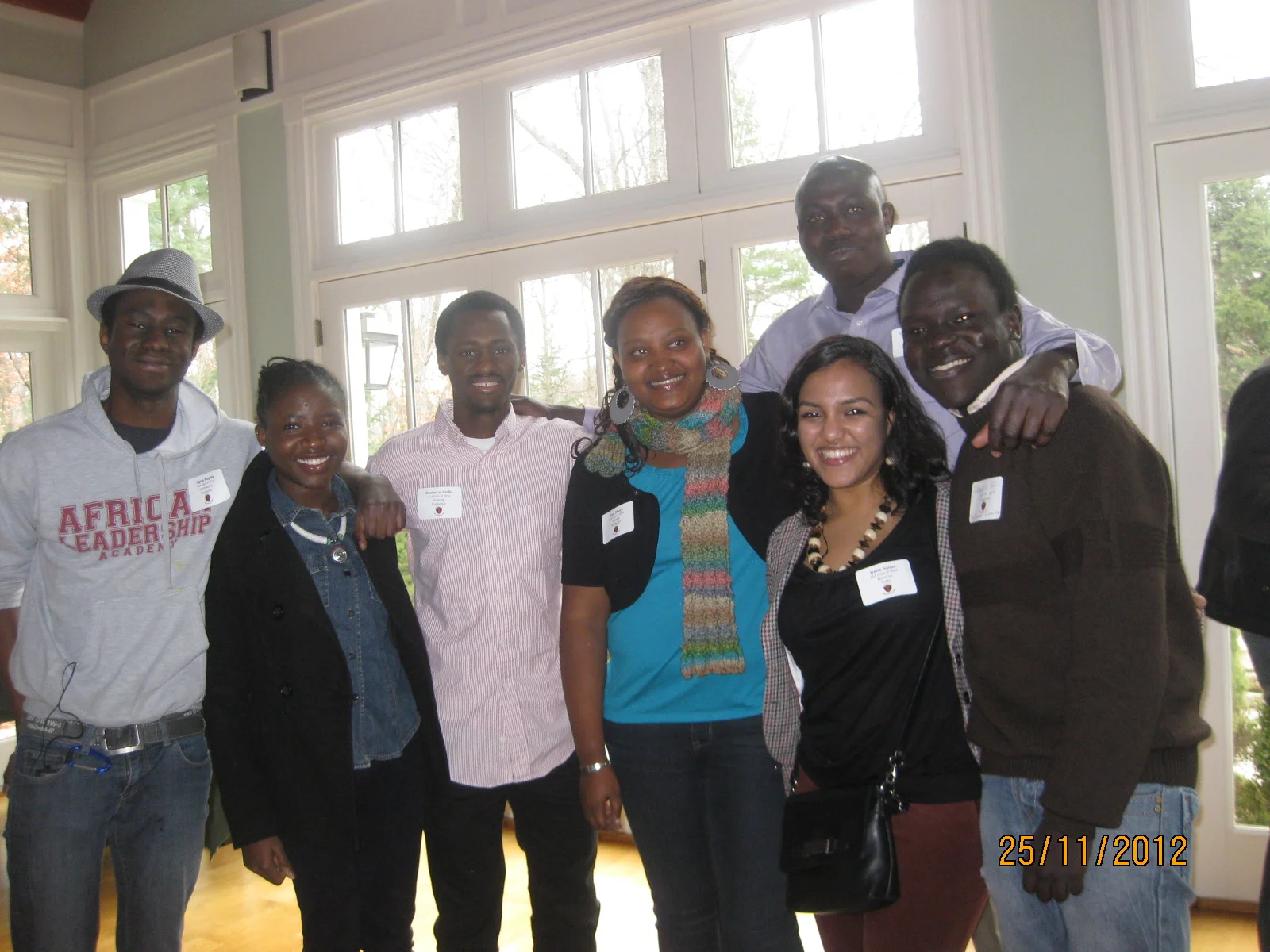 African leadership Academy alumni reunite while university students in the United States.
