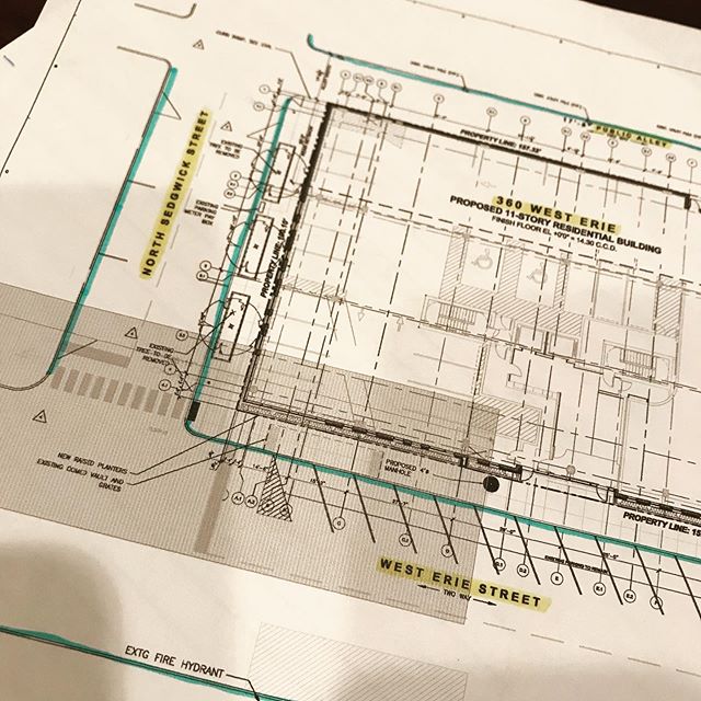 River North street re-surfacing plans. Can&rsquo;t wait to knock this one out ! #MAGG #chicago #contractor #construction #paving #asphalt #concrete #demo #infastructure #rivernorth #erie #sedgwick