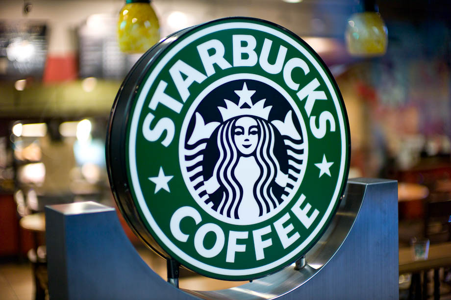 Starbucks Coffee remains open in the dark in Shinjuku Maynds' Tower days after the 2011 Tokyo Earthquake.