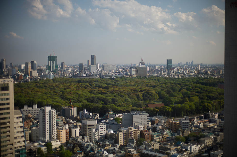 Tokyo, view from Shinjuku Maynds Tower 26th Floor