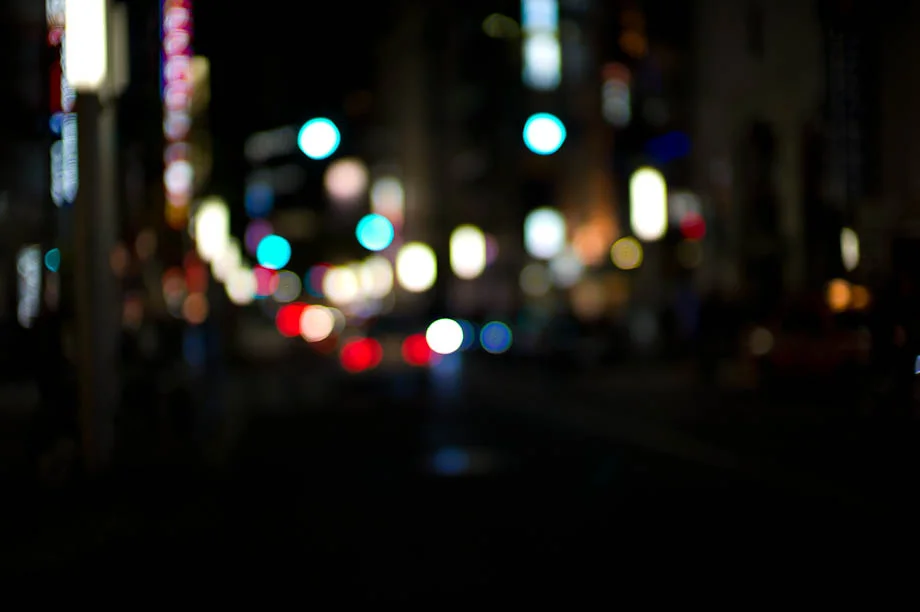 Bokeh, Shibuya, Tokyo, Japan