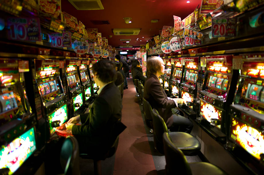 Pachinko in Shinjuku, Tokyo, Japan