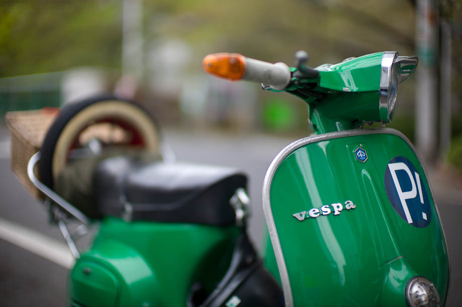 Vespa in Nakameguro, Tokyo, Japan