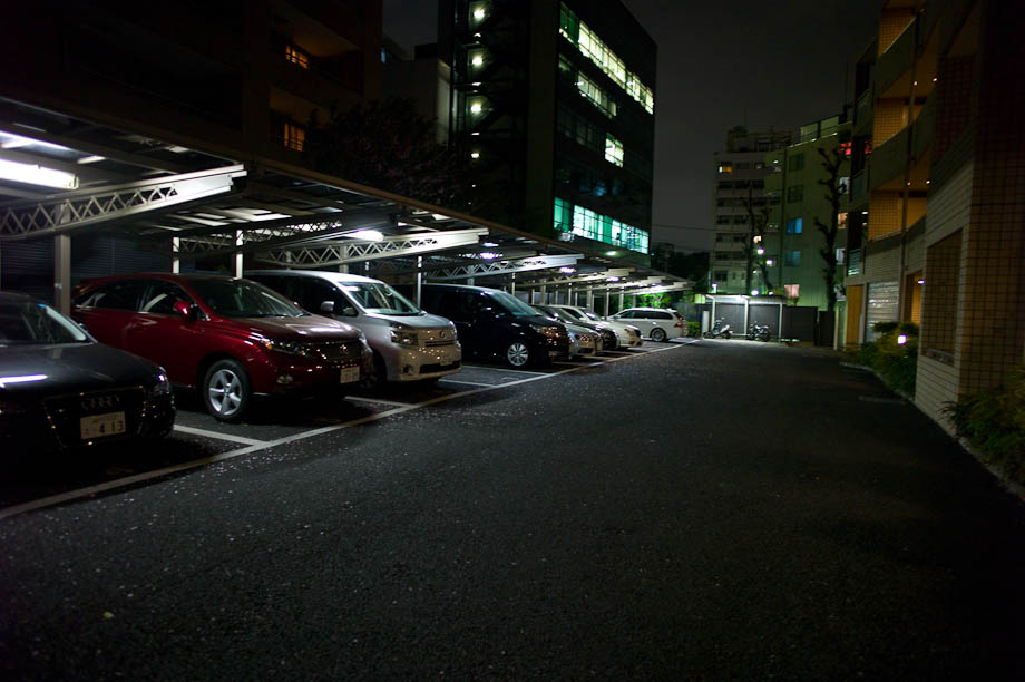 My drive way in Nakameguro, Tokyo, Japan