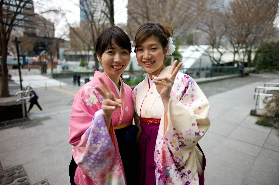 Japanese Women in kimonos