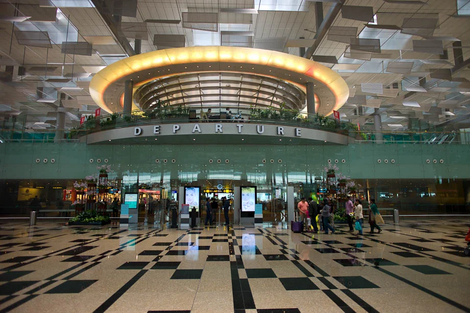 Departures, Singapore Airport