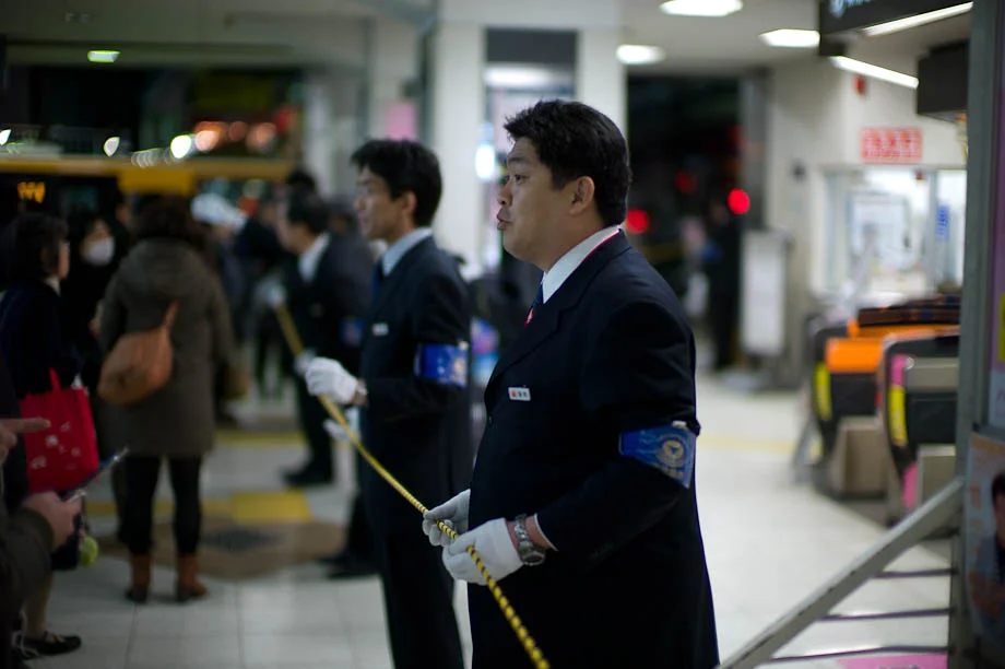 Train lines close in the days after the 2011 earthquake