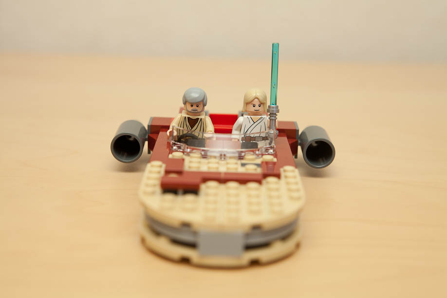 LEGO Star Wars 8092 Luke's Landspeeder set with figures レゴスターウォーズ8092ルークのLANDSPEEDER