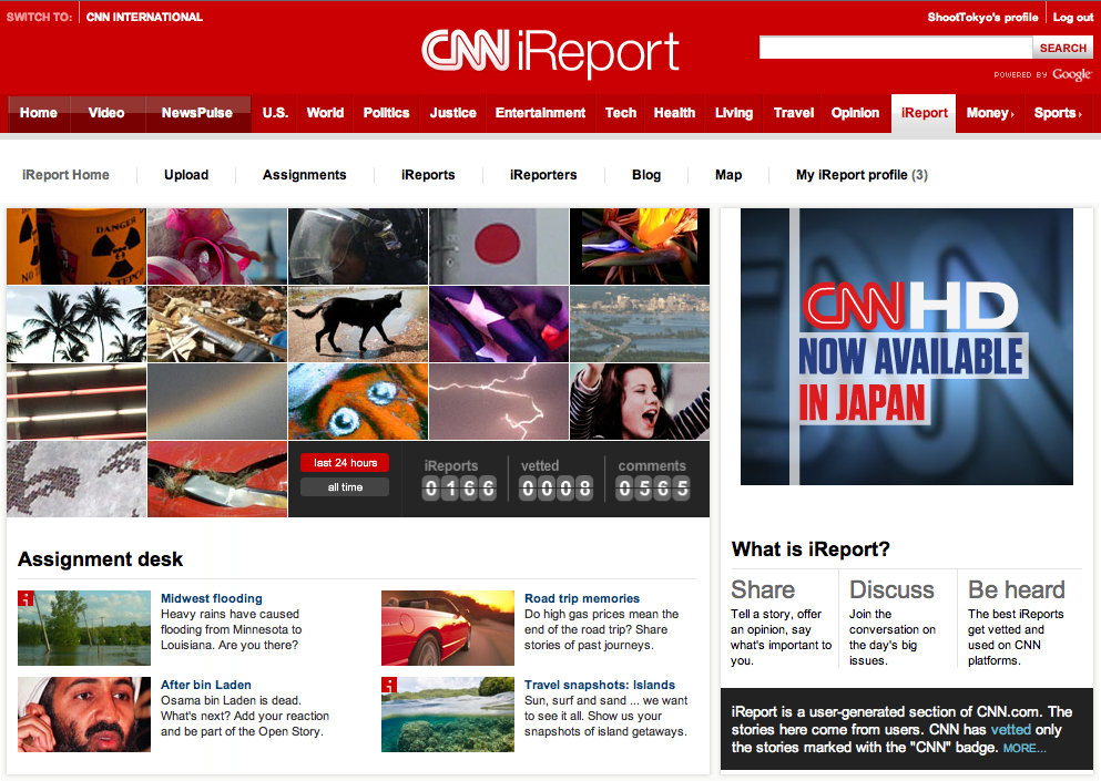 ShootTokyo on CNN