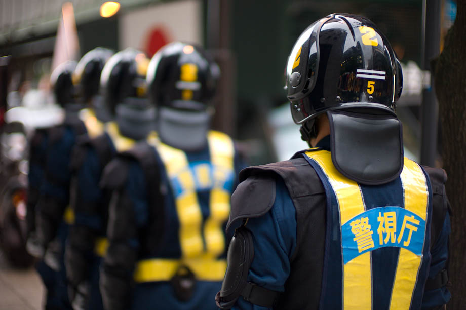 Black Vans and the Tokyo Riot Police
