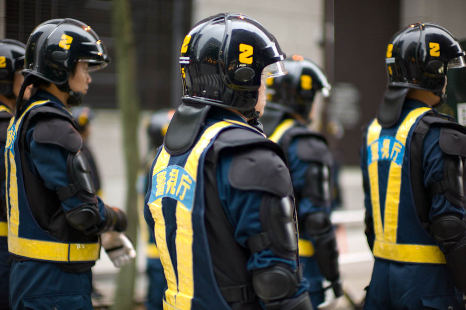 Black Vans and the Tokyo Riot Police
