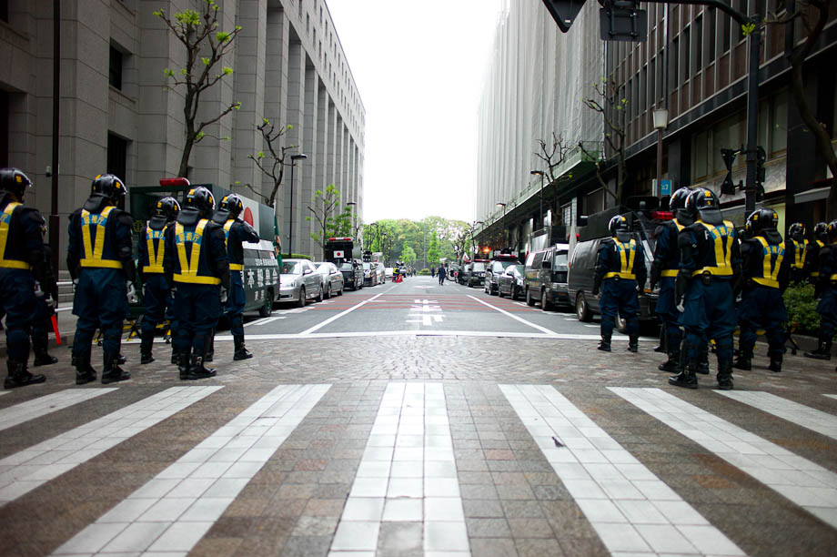 Black Vans and the Tokyo Riot Police