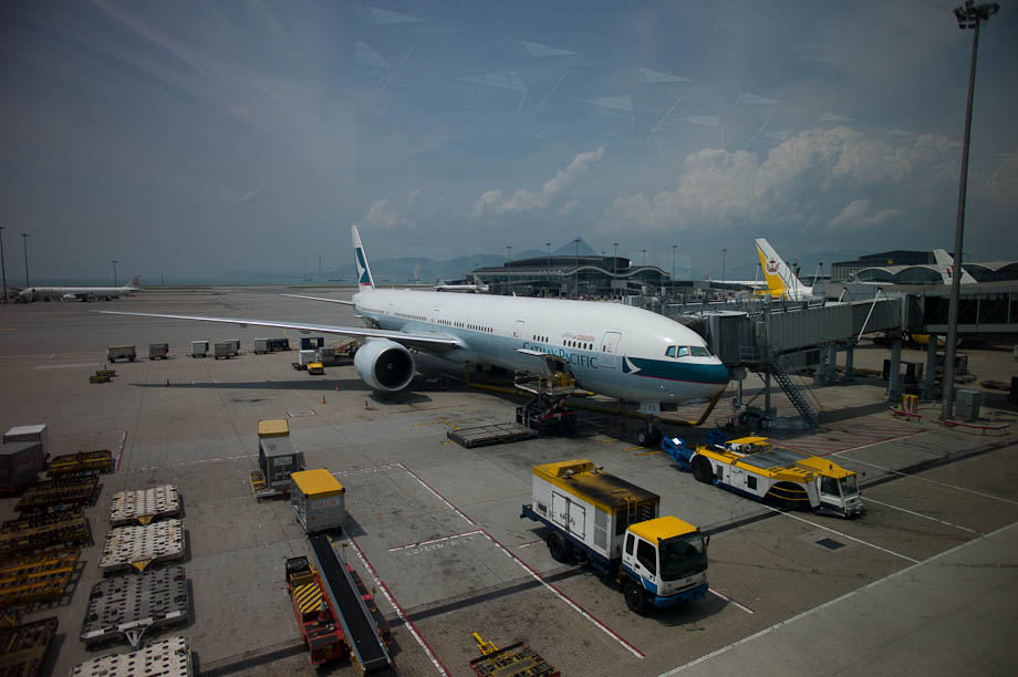 Runway at Hong Kong Airport