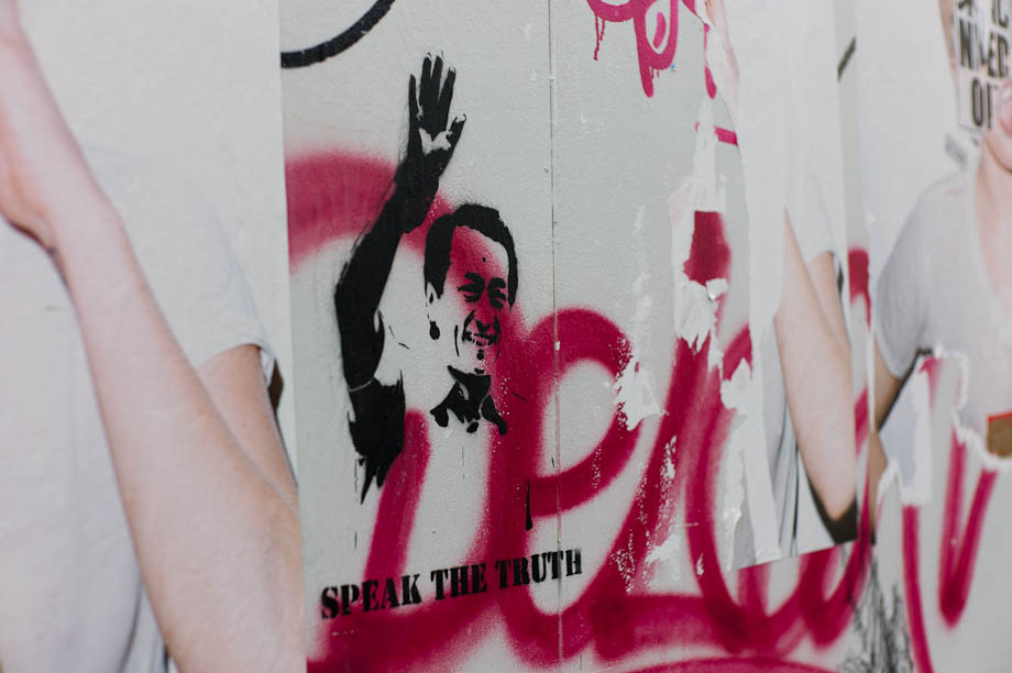 Graffiti in Shibuya, Tokyo, Japan