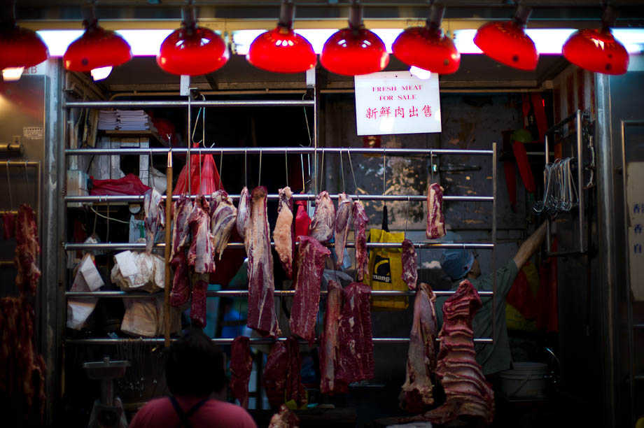 Wang Chai Market in Hong Kong