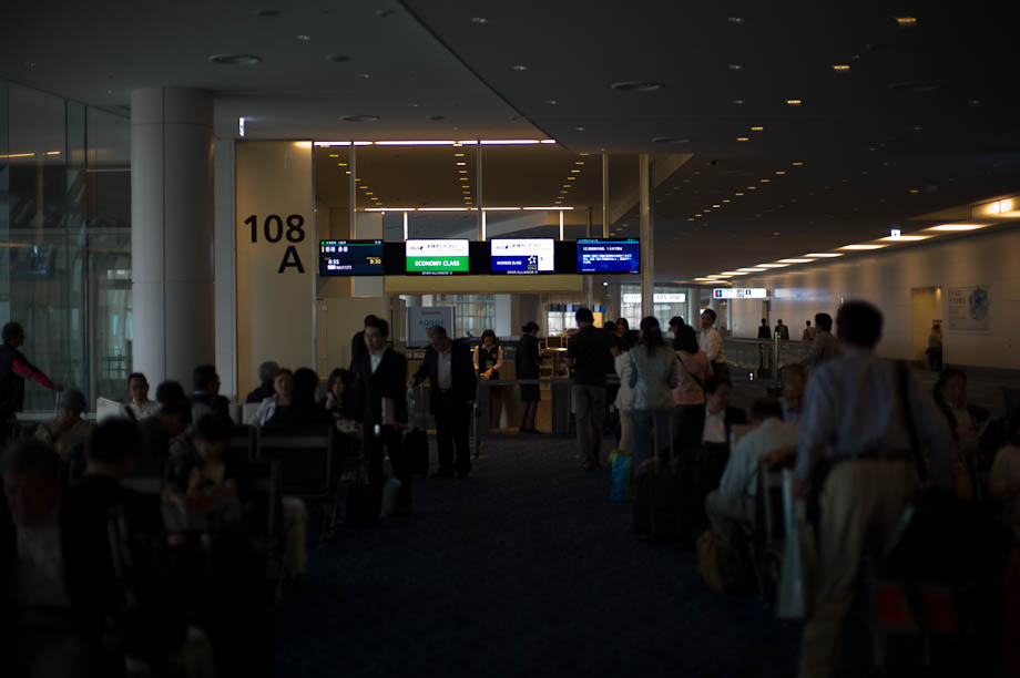 Gate 108 at Haneda International Airport