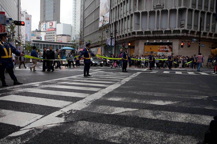 Anti Nuclear protest in Tokyo, Japan on May 7, 2011.. 5月7日2011年に渋谷で原発反対デモ。