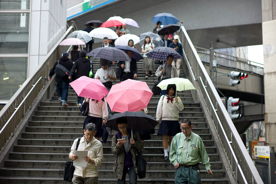 Rainy Shibuya Station