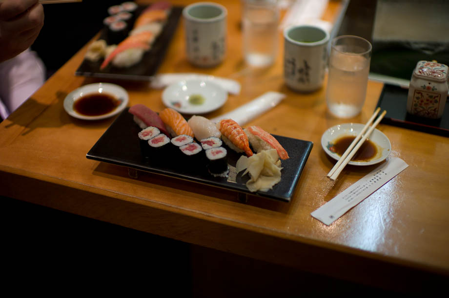 Sushi in Shinjuku