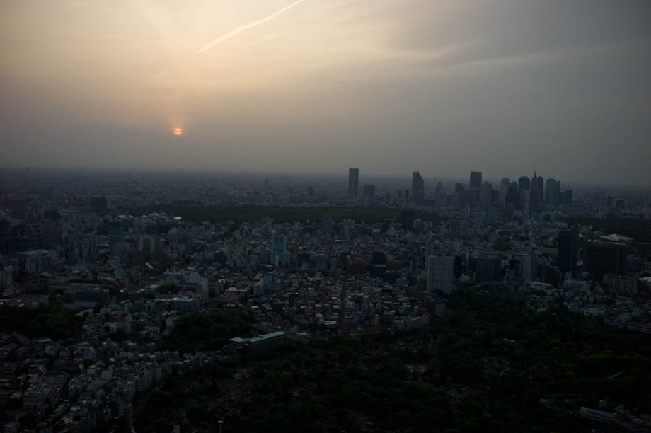 A view of Tokyo from Roppongi Hills Sky Deck