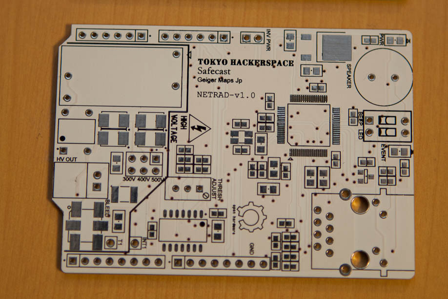Motherboard for a Geiger Counter