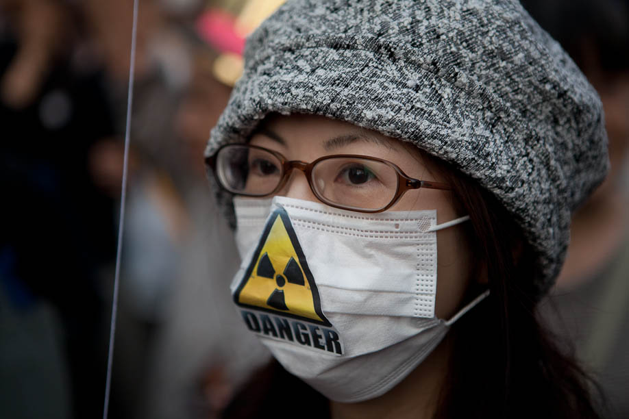 Anti Nuclear protest in Tokyo, Japan on June 11, 2011. 6月11日2011年に東京で原発反対デモ。