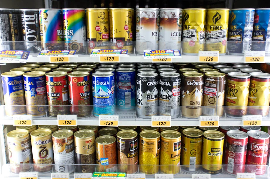 Canned Coffee in Tokyo
