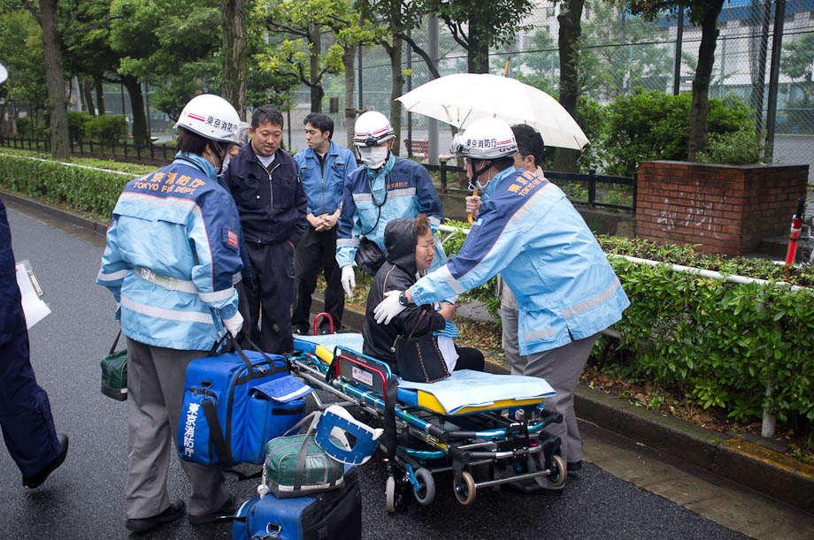Car accident in Tokyo