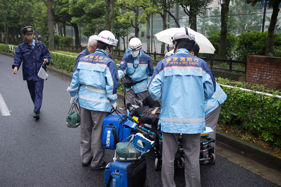Car accident in Tokyo