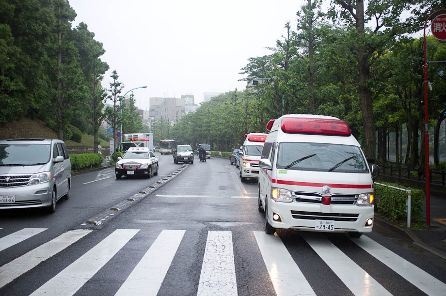 Car accident in Tokyo