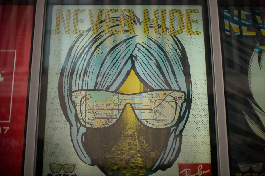 RayBan ad in Ginza
