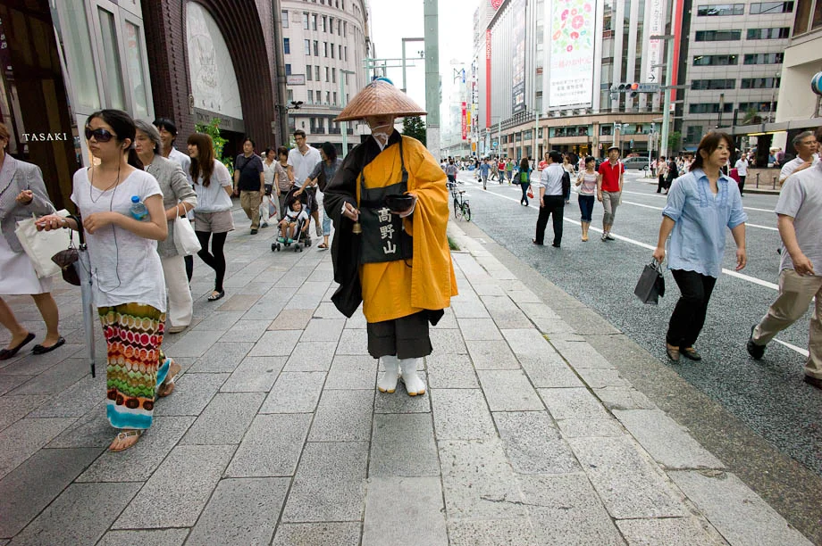 Monk in Ginza