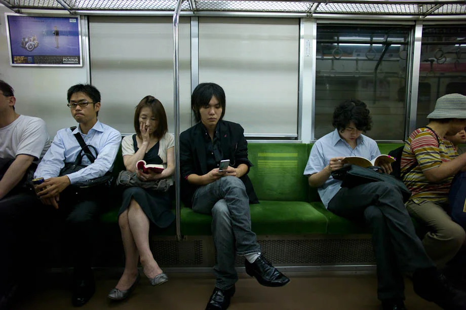 The train to Ginza