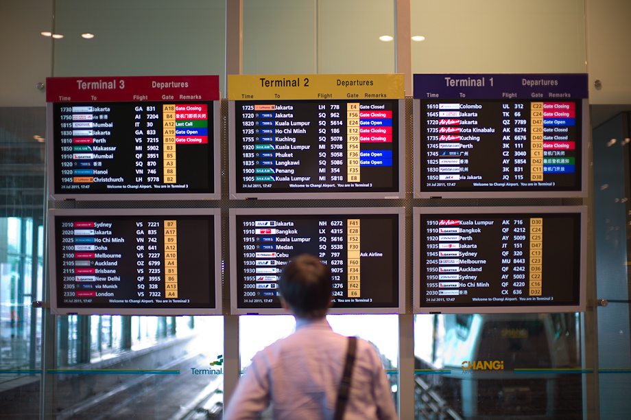 Sky Train at Singapore Airport