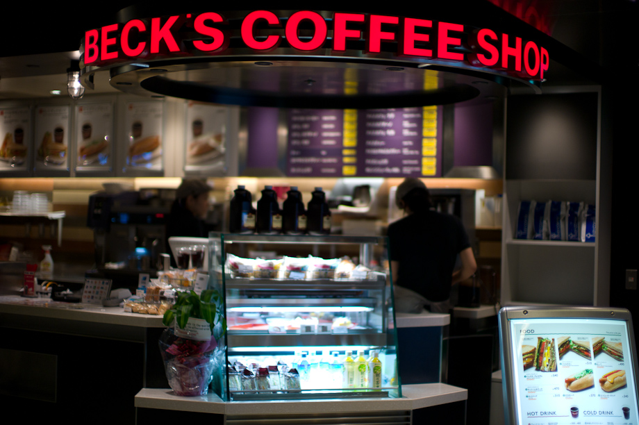 Becks Coffee Shop at Narita