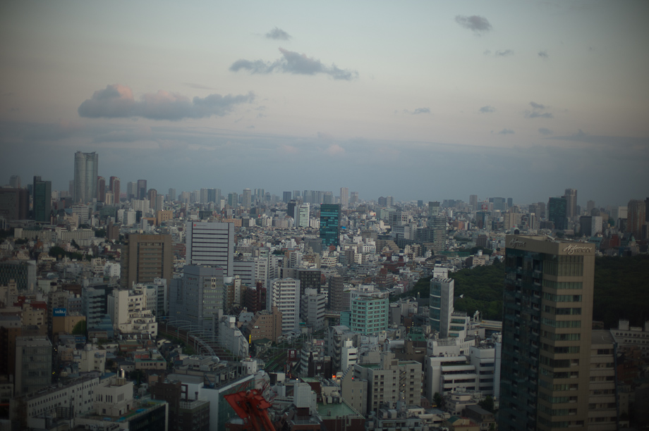 Beautiful skies over Tokyo
