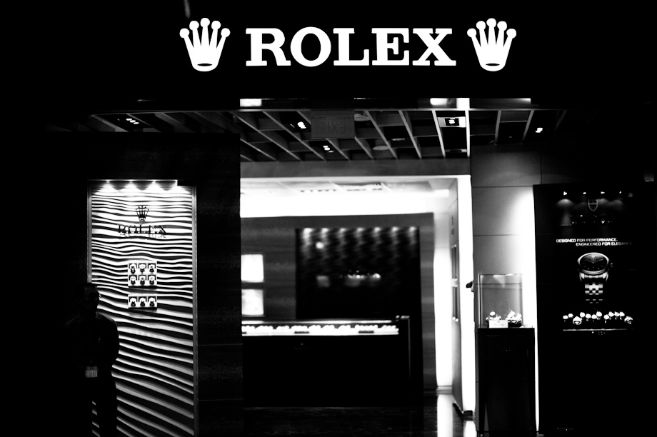 Rolex in Changhi Airport