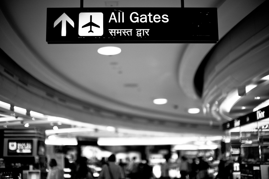 New Delhi Airport in India