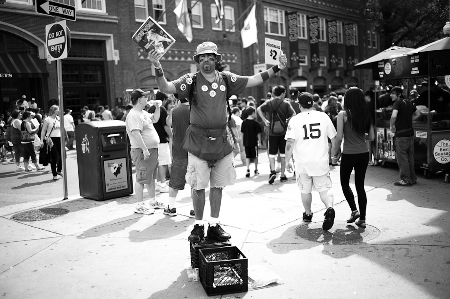 Selling Programs at Fenway Park
