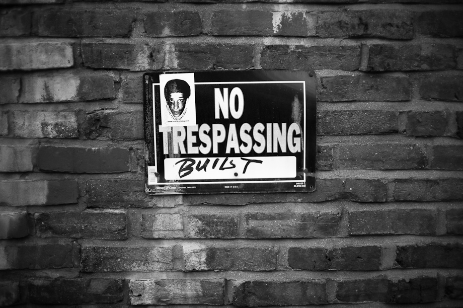No Tresspassing