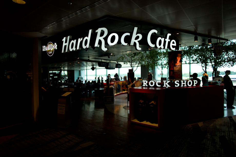 Hard Rock Cafe at Singapore Airport