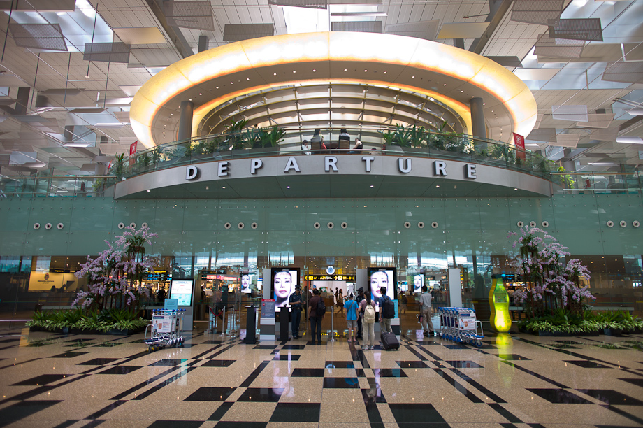 Departures at Singapore