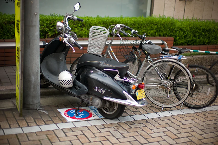 Bike Parking in Jiyugaoka